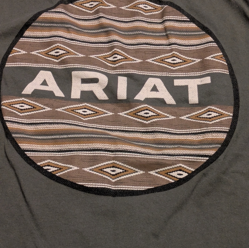 Ariat Boy's Green T-Shirt - Picture 5 of 5